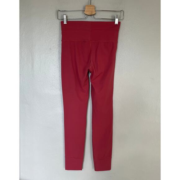 Vuori Daily Form Leggings Women's Sz XS Pinot Pink Drawstring Pants Compression - Picture 3 of 10